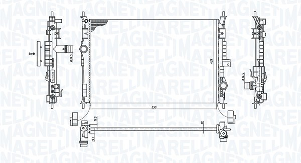 Magneti Marelli Radiateur 350213199600