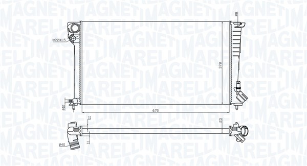 Radiateur Magneti Marelli 350213199700