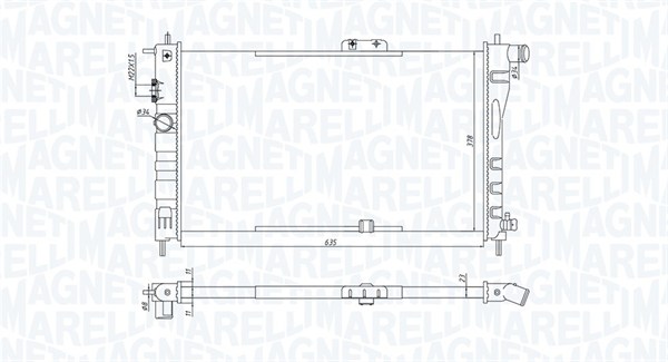 Radiateur Magneti Marelli 350213199800