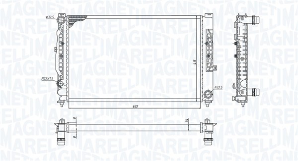 Magneti Marelli Radiateur 350213199900