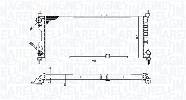 Magneti Marelli Radiateur 350213588000