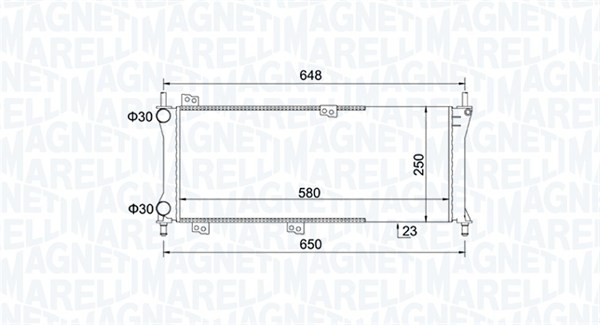 Radiateur Magneti Marelli 350213814000