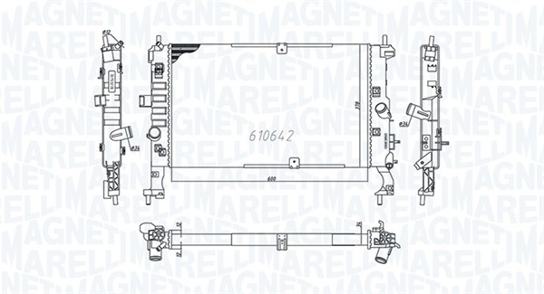 Magneti Marelli Radiateur 350213972000