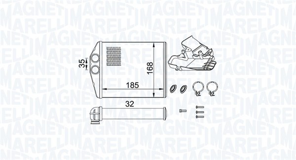 Magneti Marelli Kachelradiateur 350218426000