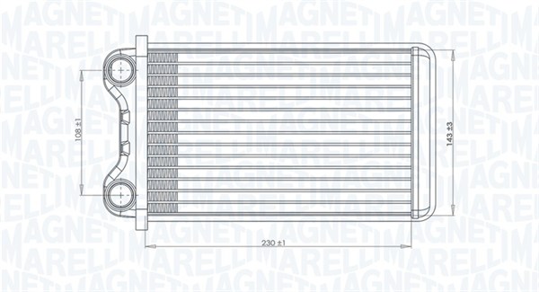 Magneti Marelli Kachelradiateur 350218472000