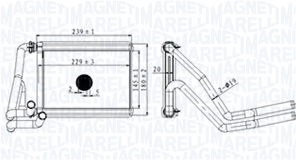 Magneti Marelli Kachelradiateur 350218488000