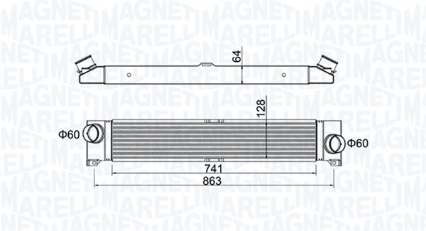 Interkoeler Magneti Marelli 351319204230