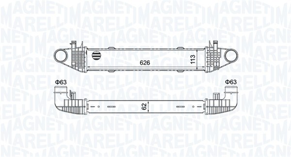 Interkoeler Magneti Marelli 351319204550