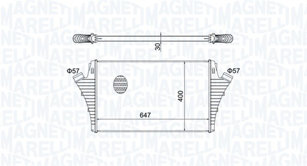 Interkoeler Magneti Marelli 351319204650