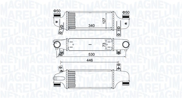 Interkoeler Magneti Marelli 351319204930