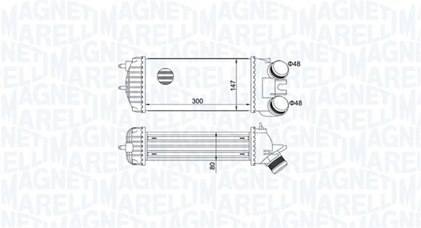 Interkoeler Magneti Marelli 351319205110