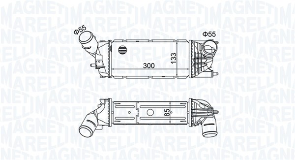 Interkoeler Magneti Marelli 351319205120