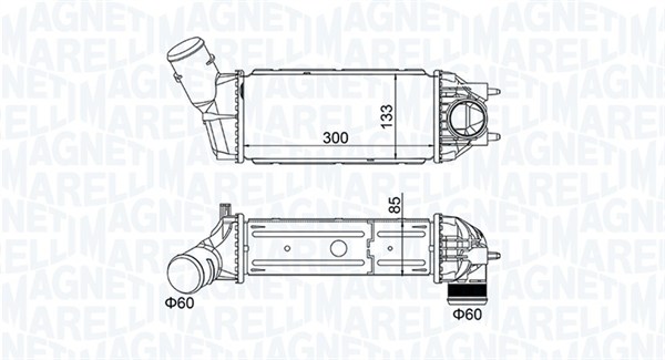 Interkoeler Magneti Marelli 351319205130