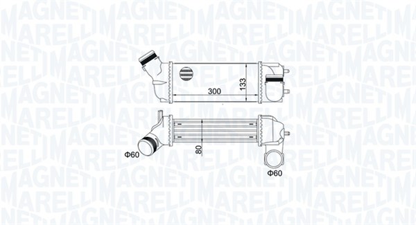 Interkoeler Magneti Marelli 351319205140