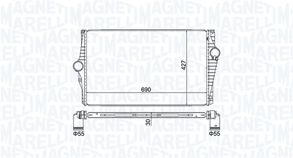 Interkoeler Magneti Marelli 351319205220