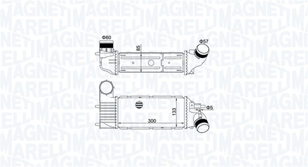 Interkoeler Magneti Marelli 351319205250