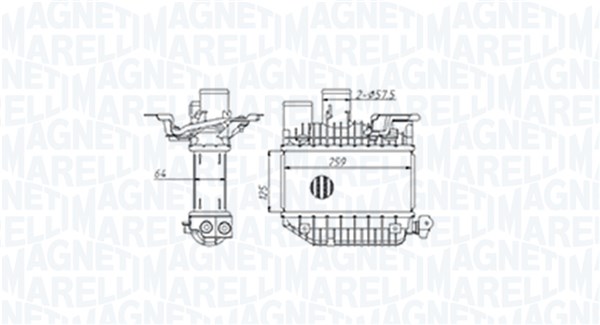 Magneti Marelli Interkoeler 351319205310