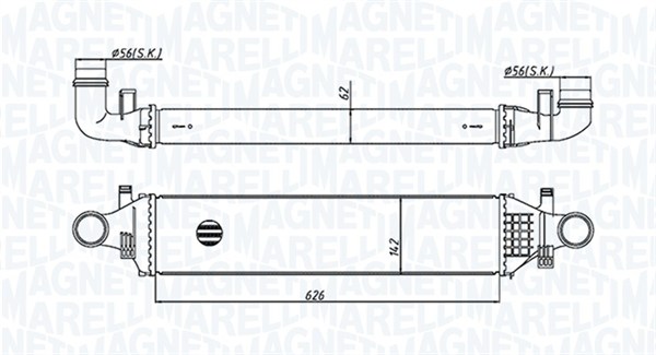 Interkoeler Magneti Marelli 351319205400