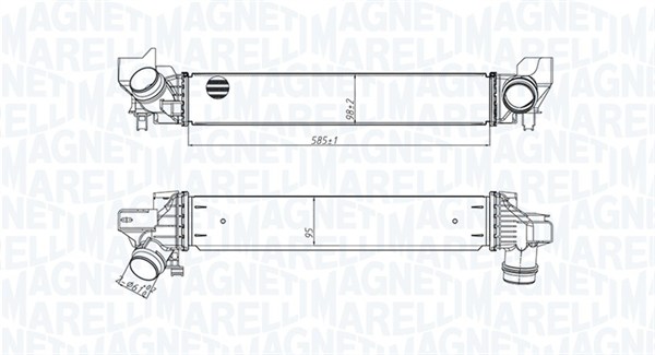 Interkoeler Magneti Marelli 351319205450