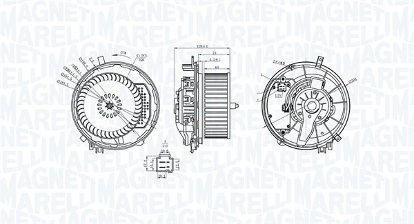 Magneti Marelli Kachelventilator 069412245010