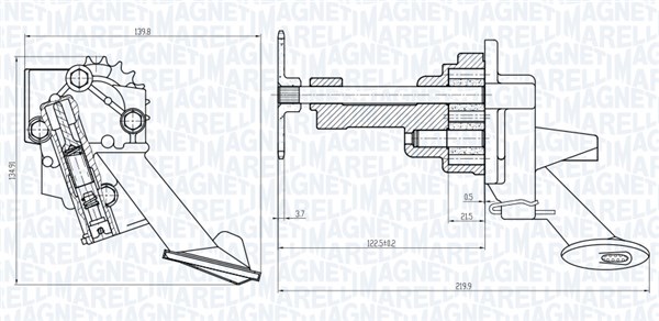 Magneti Marelli Oliepomp 351516000006