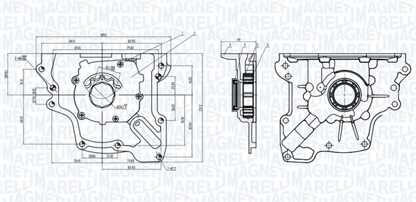 Magneti Marelli Oliepomp 351516000009