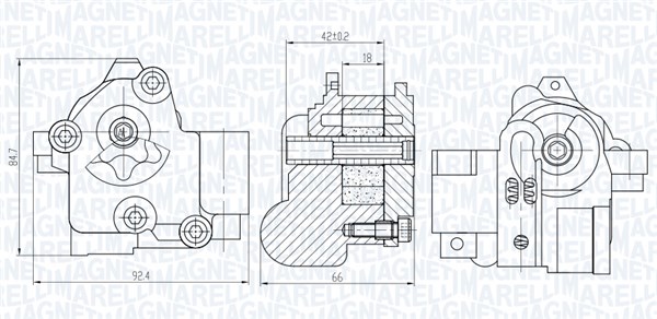 Magneti Marelli Oliepomp 351516000013