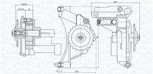 Magneti Marelli Oliepomp 351516000014