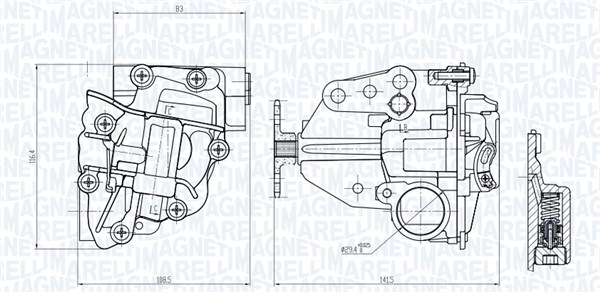 Magneti Marelli Oliepomp 351516000019