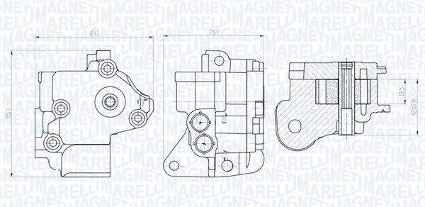 Magneti Marelli Oliepomp 351516000021