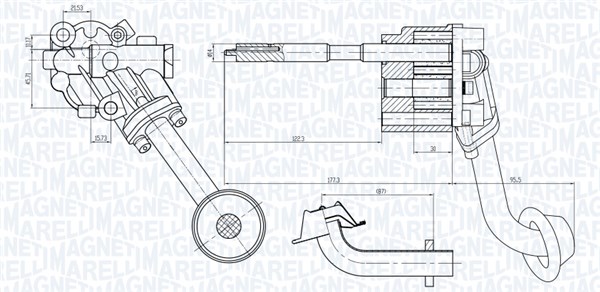 Magneti Marelli Oliepomp 351516000023