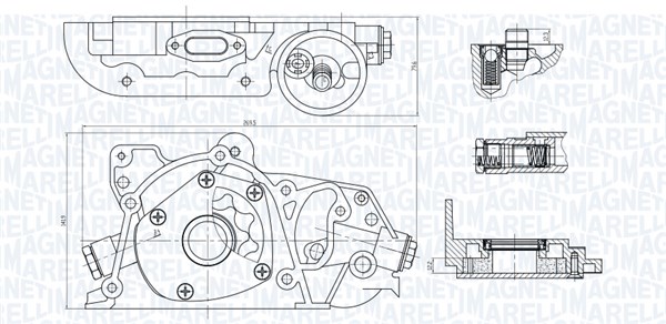Magneti Marelli Oliepomp 351516000028