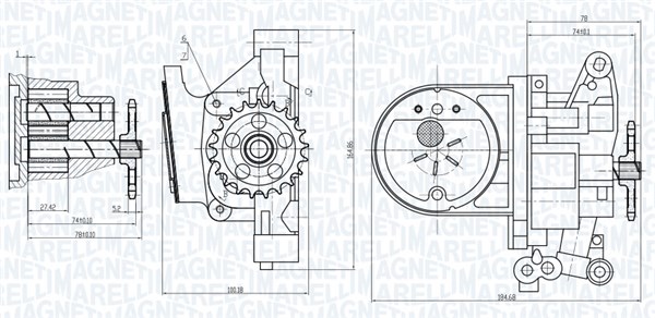 Magneti Marelli Oliepomp 351516000030