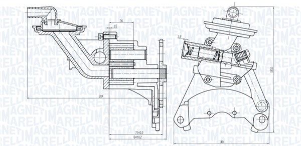 Magneti Marelli Oliepomp 351516000035