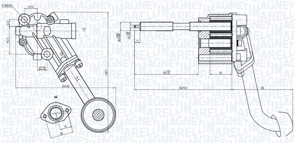 Magneti Marelli Oliepomp 351516000037