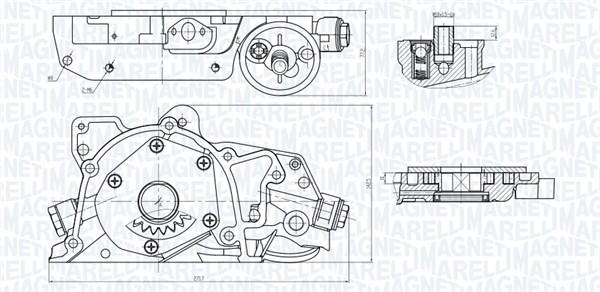 Magneti Marelli Oliepomp 351516000045