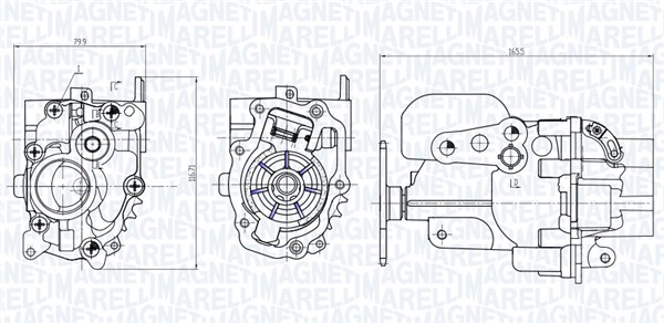 Magneti Marelli Oliepomp 351516000055
