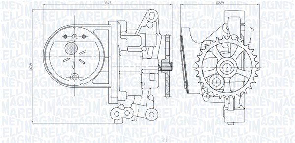 Magneti Marelli Oliepomp 351516000059