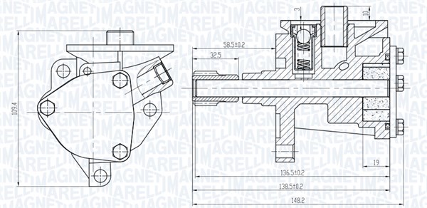 Magneti Marelli Oliepomp 351516000068
