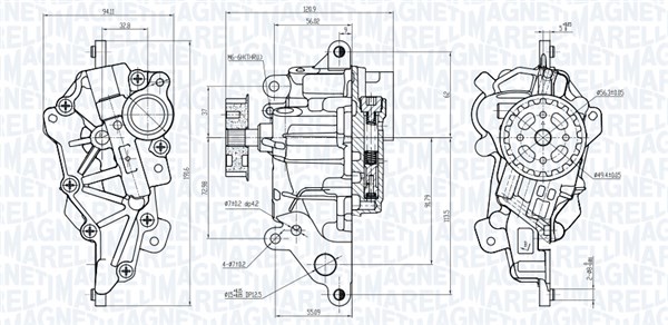 Magneti Marelli Oliepomp 351516000073