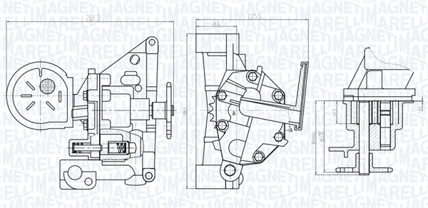 Magneti Marelli Oliepomp 351516000076