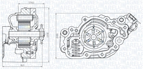 Magneti Marelli Oliepomp 351516000082