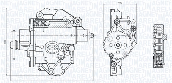 Magneti Marelli Oliepomp 351516000085