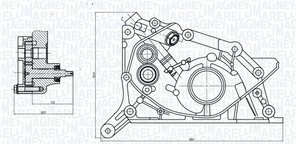 Magneti Marelli Oliepomp 351516000089