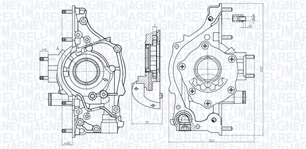 Magneti Marelli Oliepomp 351516000093