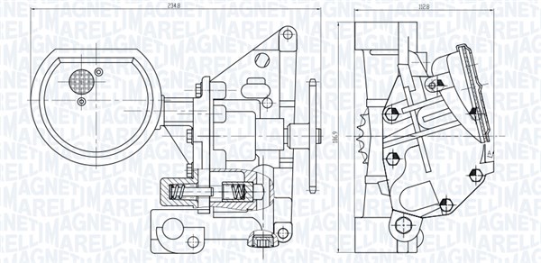 Magneti Marelli Oliepomp 351516000094