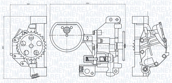Magneti Marelli Oliepomp 351516000115