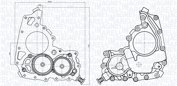 Magneti Marelli Oliepomp 351516000121