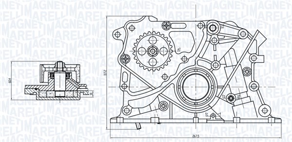 Magneti Marelli Oliepomp 351516000122
