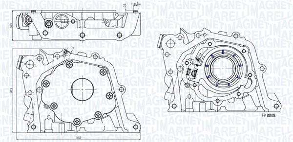 Magneti Marelli Oliepomp 351516000126